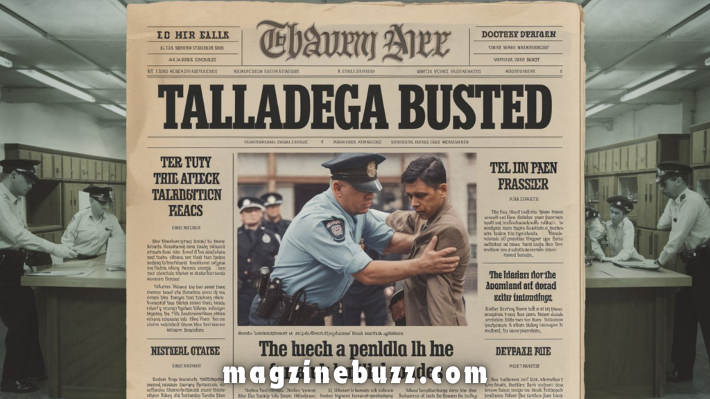 Talladega Busted Newspaper