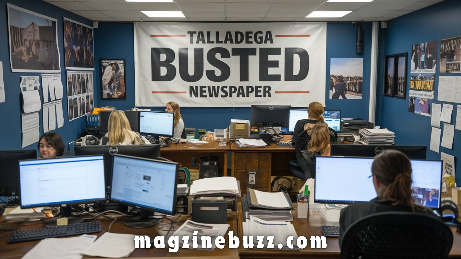 Talladega Busted Newspaper